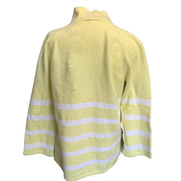 Loft Yellow Striped Women Sweater sz Small, NWT - Picture 2 of 8